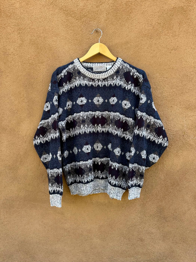 90's Geometric Sweater by Method