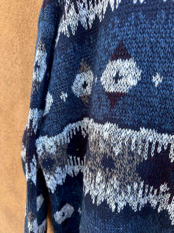 90's Geometric Sweater by Method