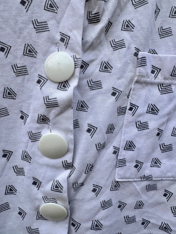 Dolman Sleeve 1980's Button Up by Jamie Scott