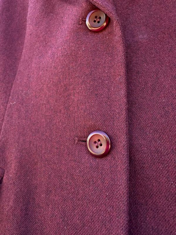 Burgundy Pendleton 100% Wool Blazer & Slacks - Made in USA
