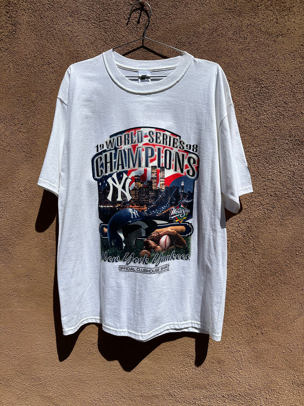 98 NY Yankees World Series Champs Tee