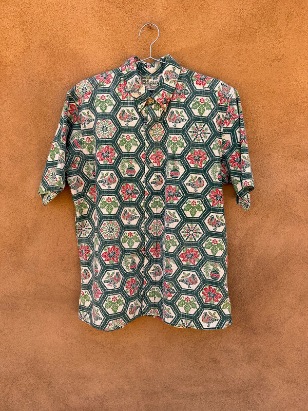 Mele Kalikimaka Reyn Spooner X-mas Hawaiian Shirt