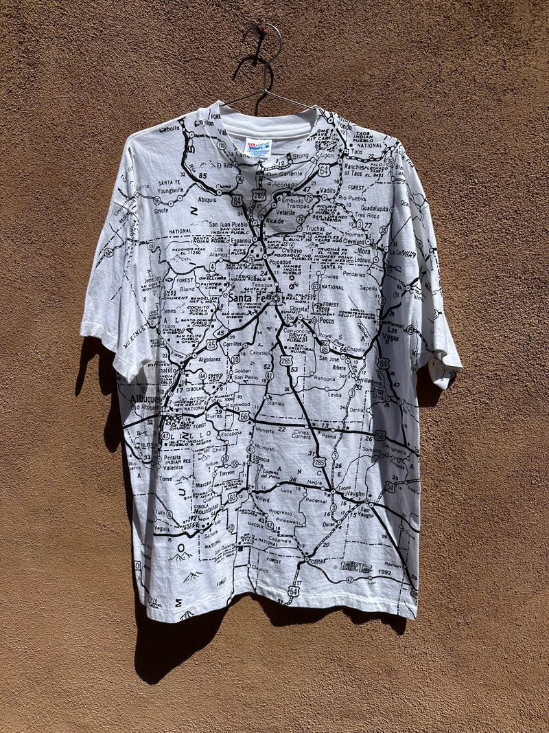 90's New Mexico Map Tee - XL