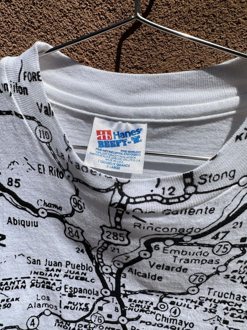 90's New Mexico Map Tee - XL