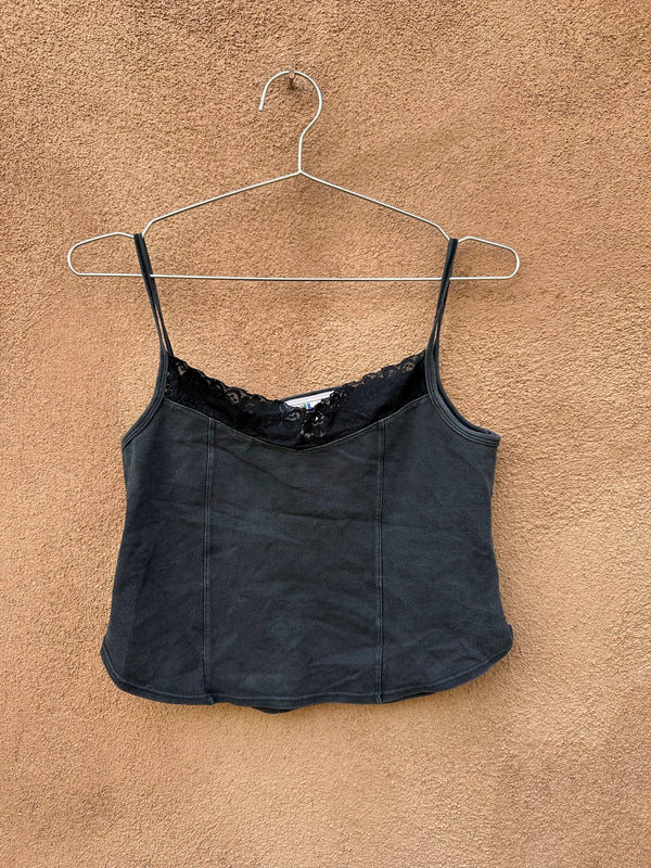 A'Milano Faded Black Strap Tank Top