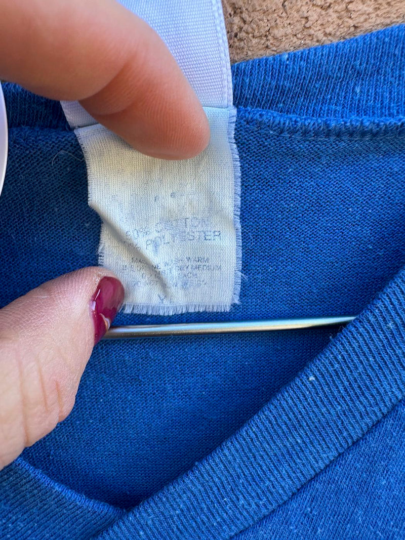 Seattle Seahawks Logo 7 Sport Stripes 1980's T-shirt