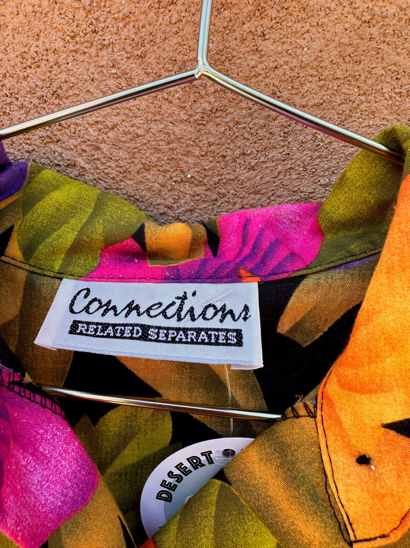 Connections Colorful Island Blouse