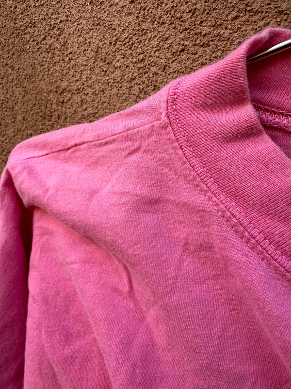 Pink Dolman Sleeve Crop Top by Just Cristina