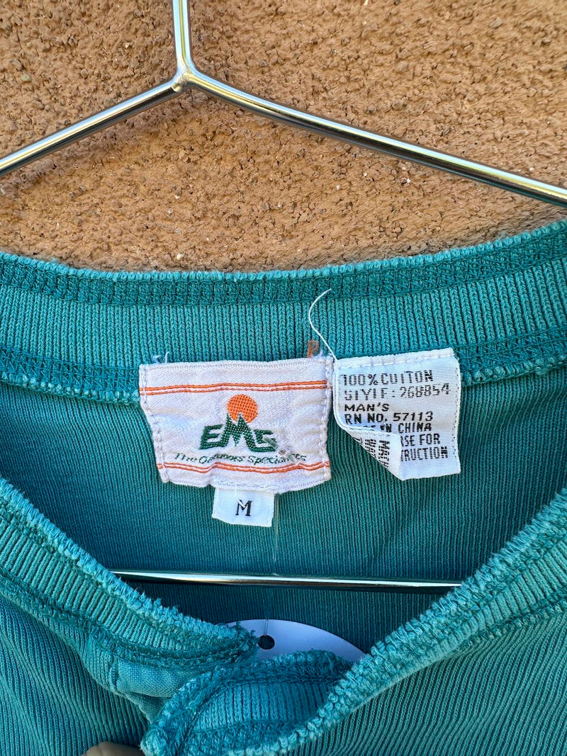 90's EMS Henley Shirt