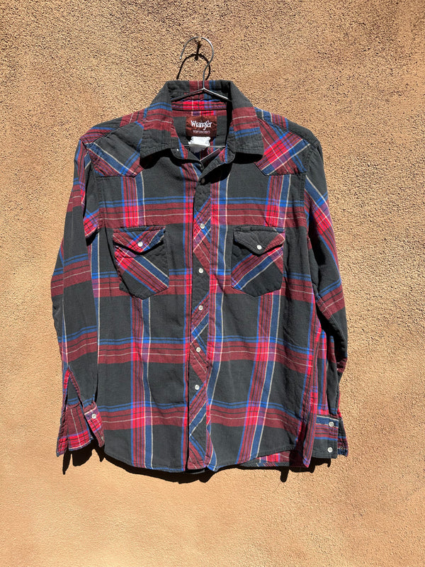 Wrangler Pearl Snap Flannel Shirt