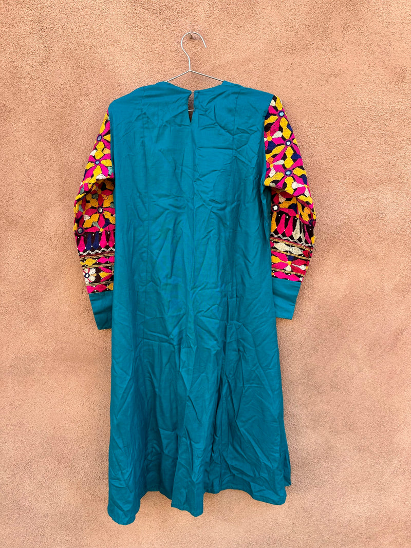Embroidered Mirror Dress Long Sleeve