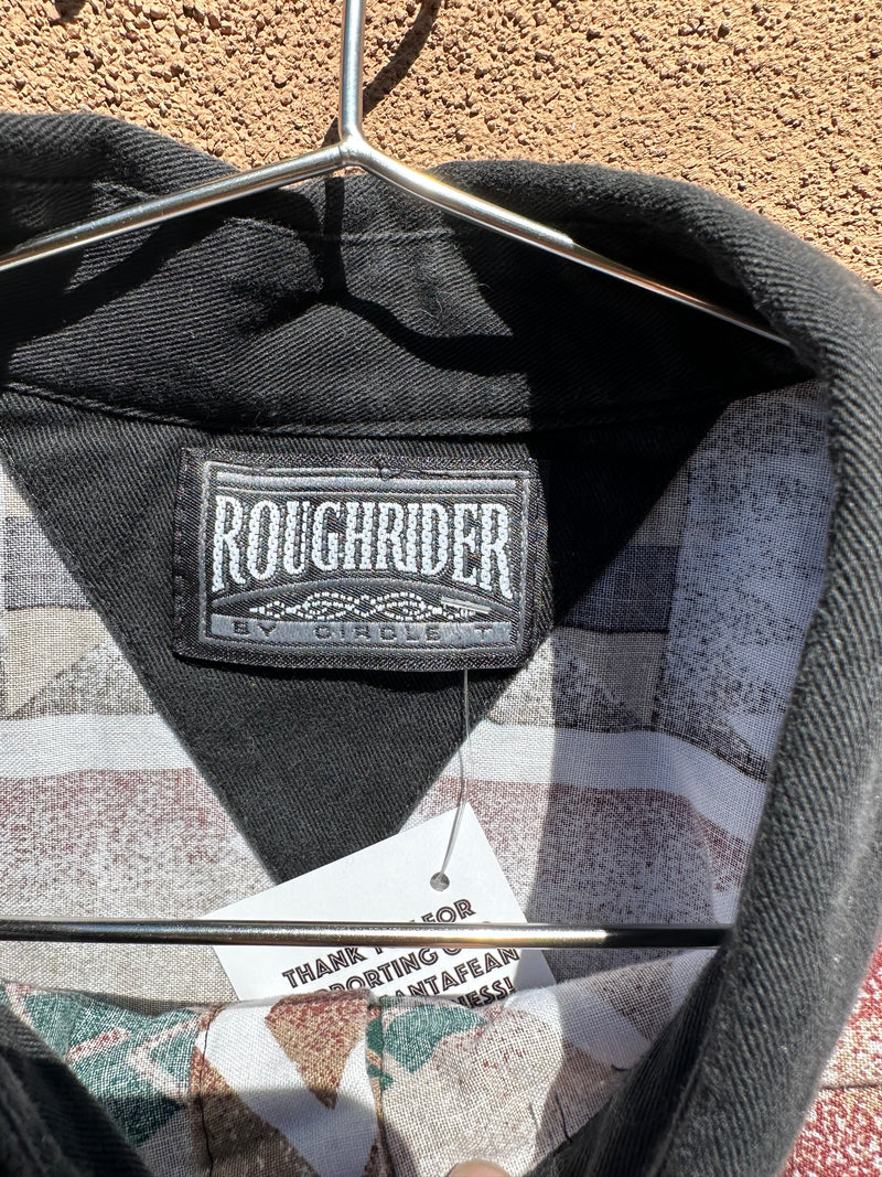 Roughrider Black/Earthtone Western Shirt