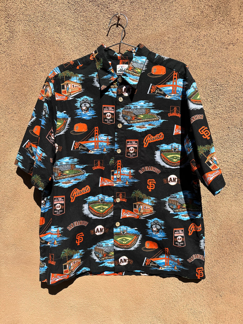 Reyn Spooner S.F. Giants All Over Print Shirt