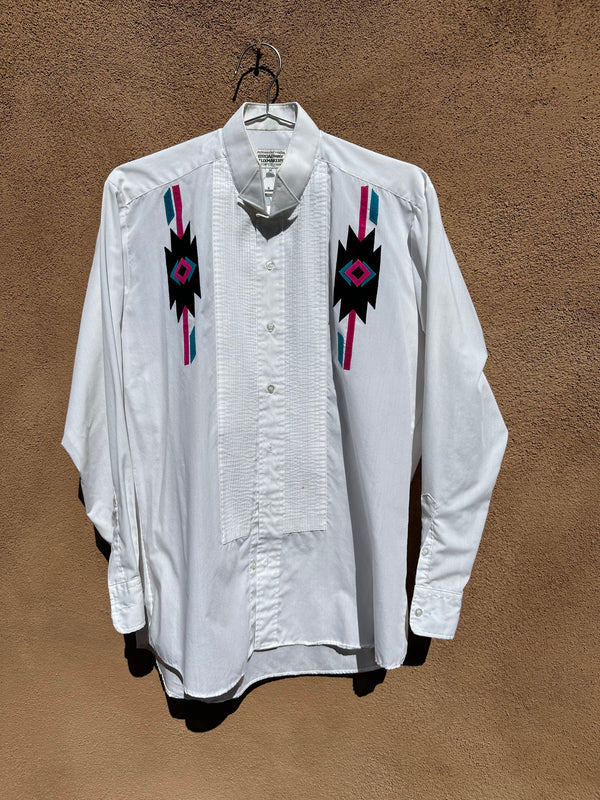 Southwest Style Broadway Tuxedo Shirt - Medium