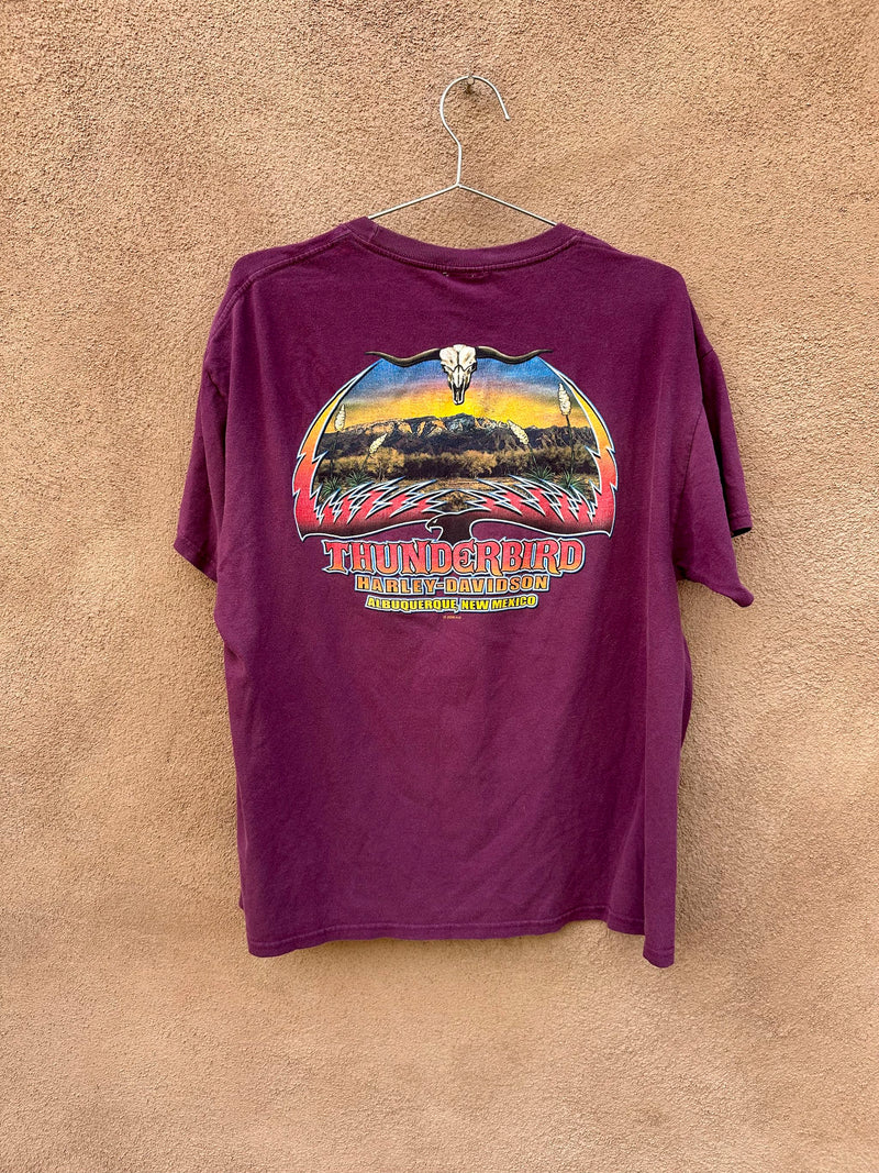 Maroon Thunderbird Harley Davidson 2006 T-shirt