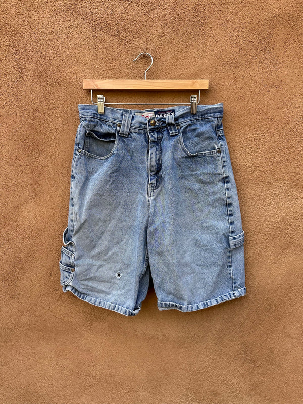 Jeans West 90's Baggy Fit Jorts, w: 33 - as is