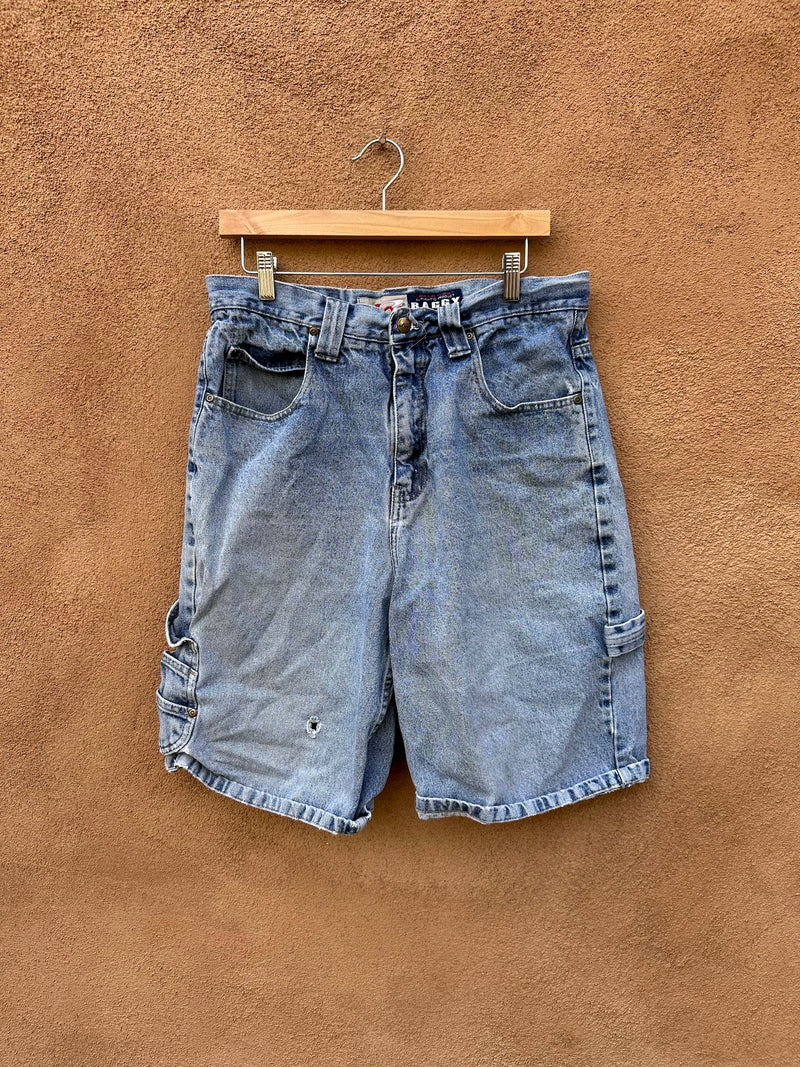 Jeans West 90's Baggy Fit Jorts, w: 33 - as is