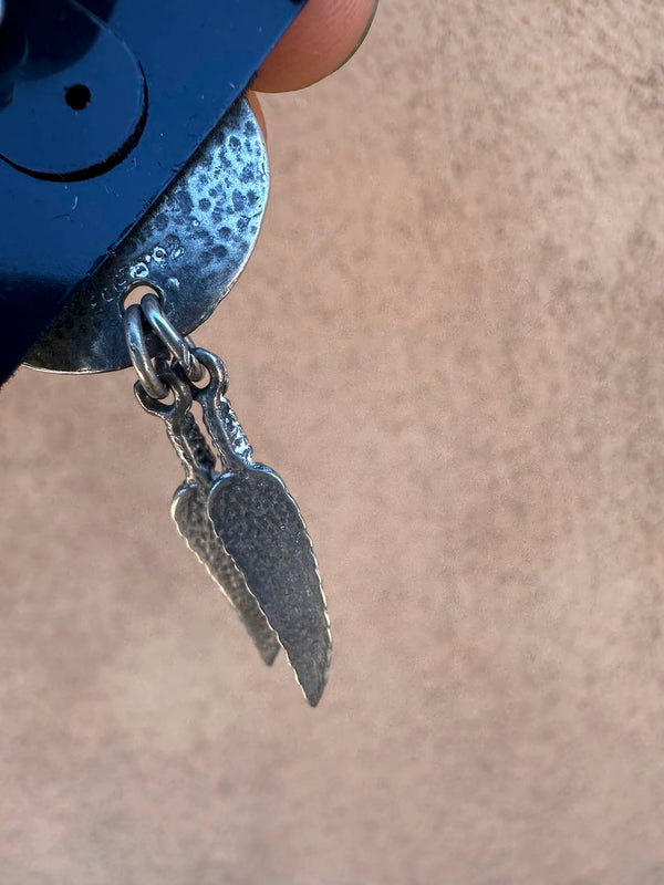Cowboy Hats & Feathers Earrings