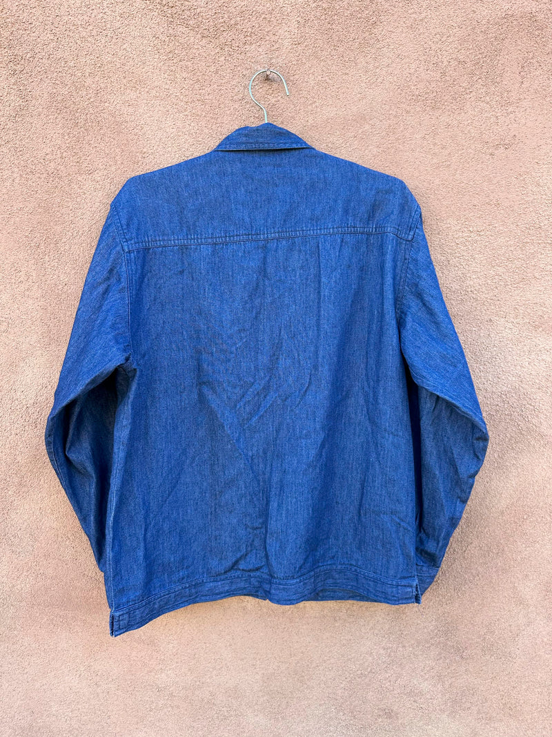 Denim EVR Blouse with Studs