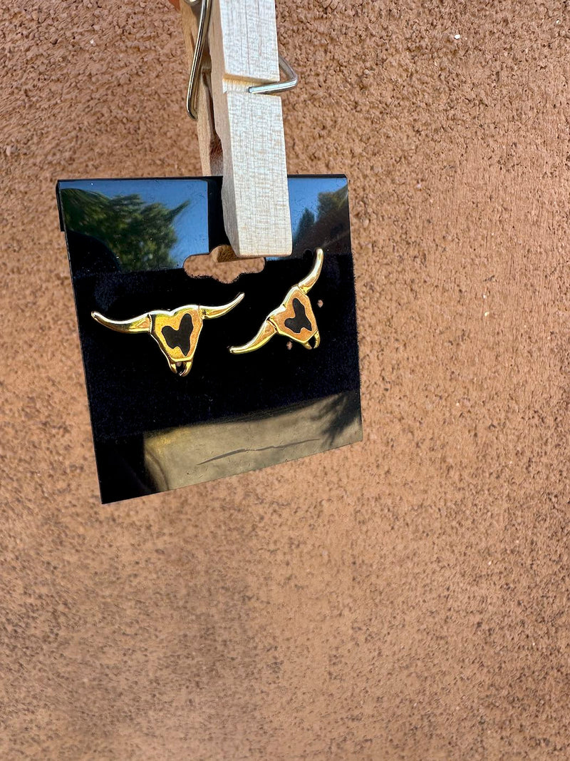 Bull Skull Earrings