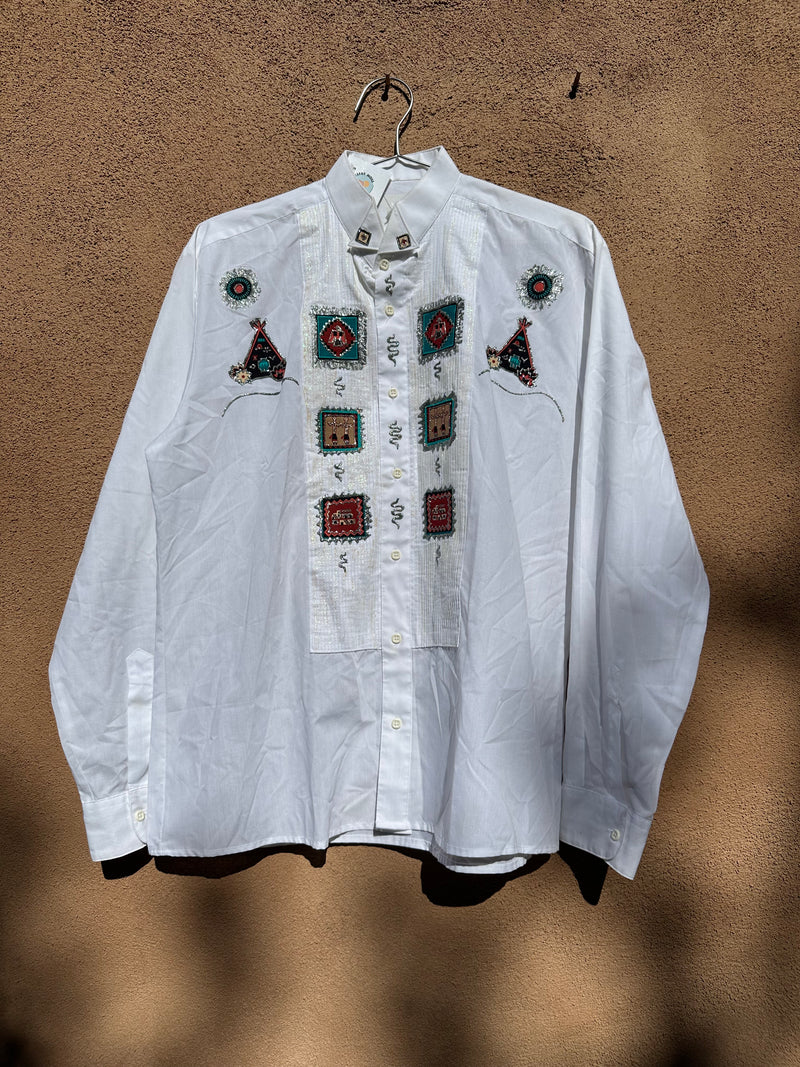 Southwest Style Tuxedo Shirt