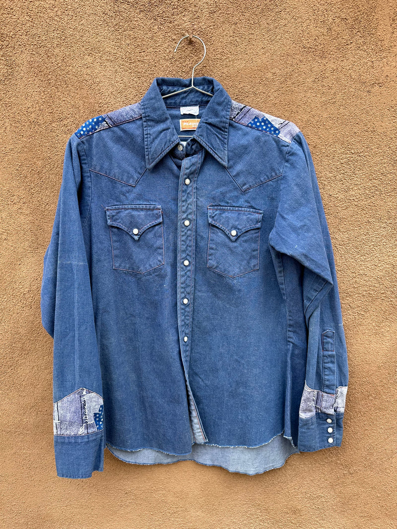 Ely Plains Rider Quilted Denim Shirt