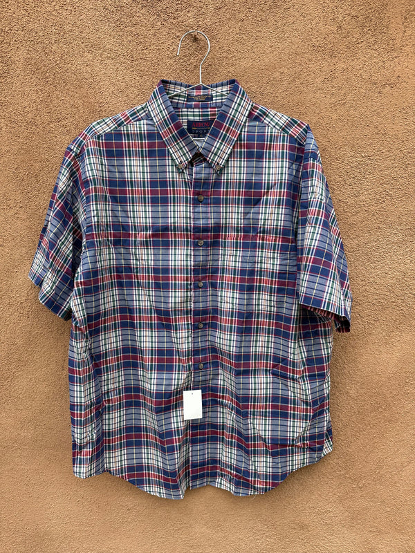 Arrow Sport Cross Hatched Plaid Summer Shirt