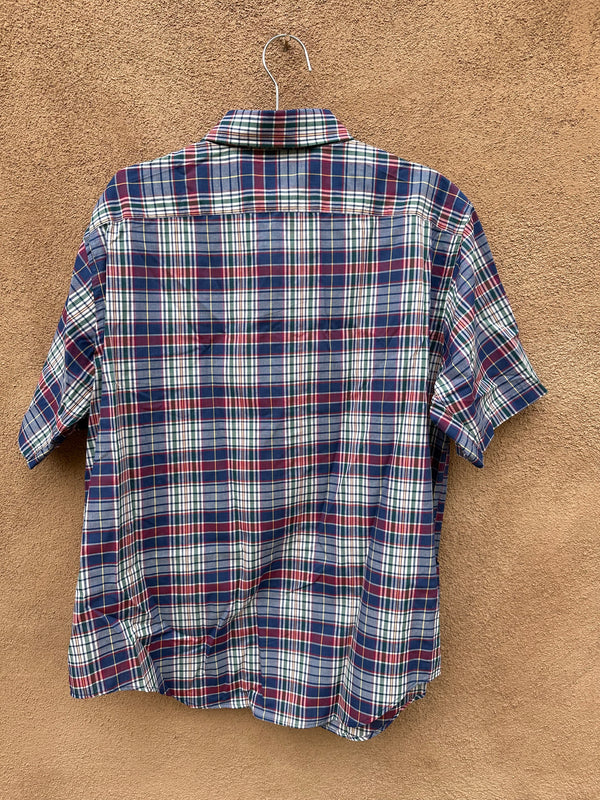 Arrow Sport Cross Hatched Plaid Summer Shirt