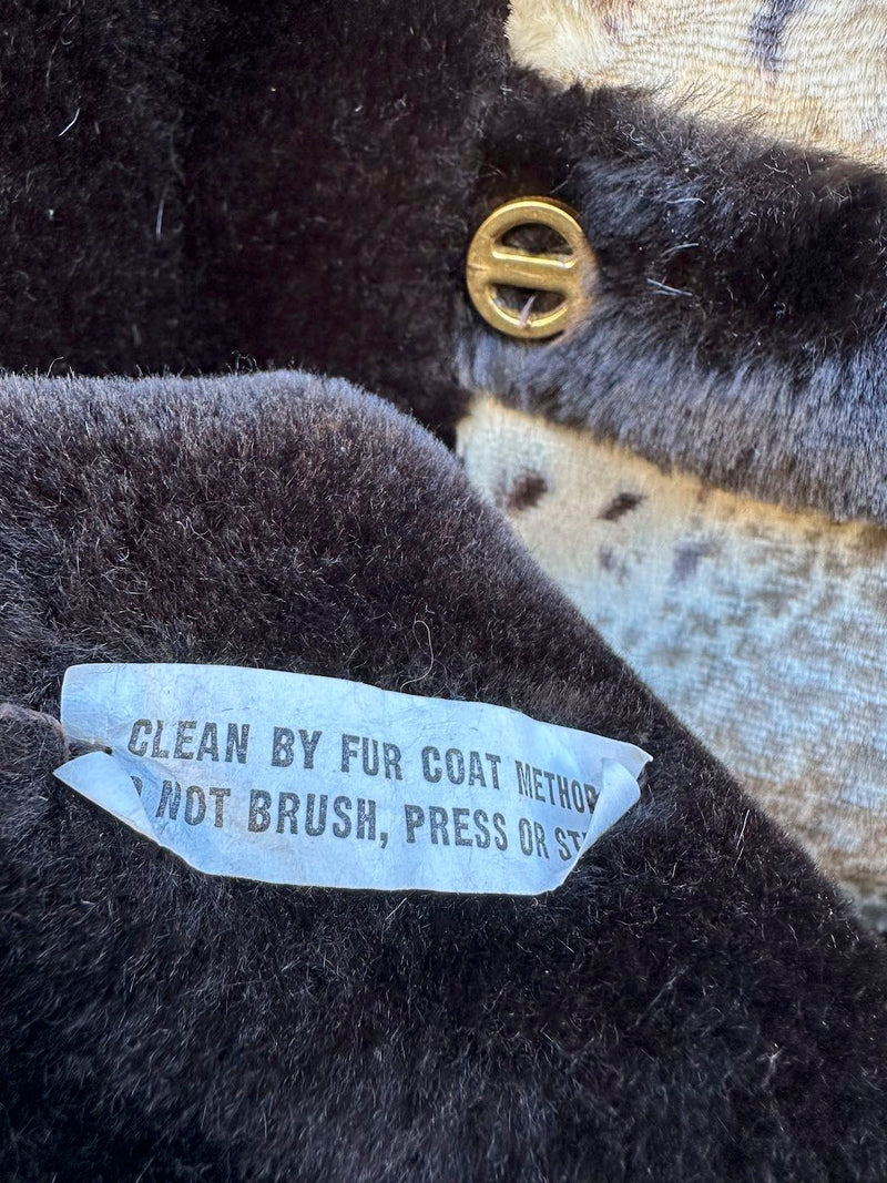 1950's/1960's Mod Faux Fur Winter Jacket