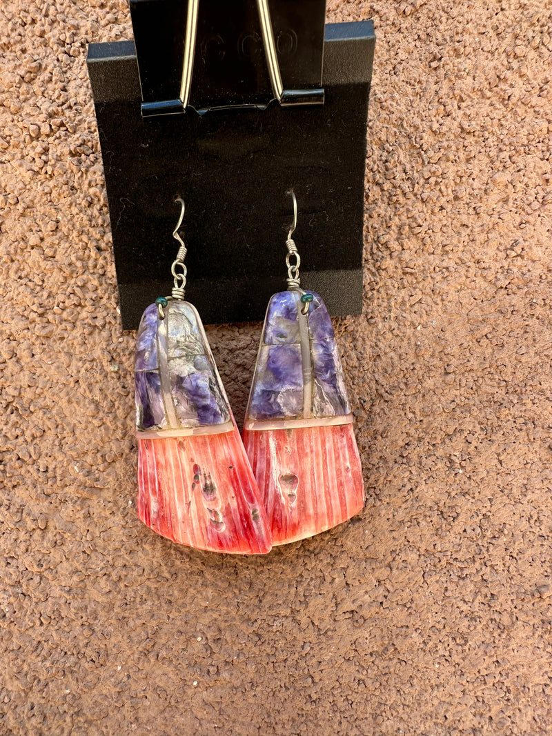 Spiny Oyster Earrings