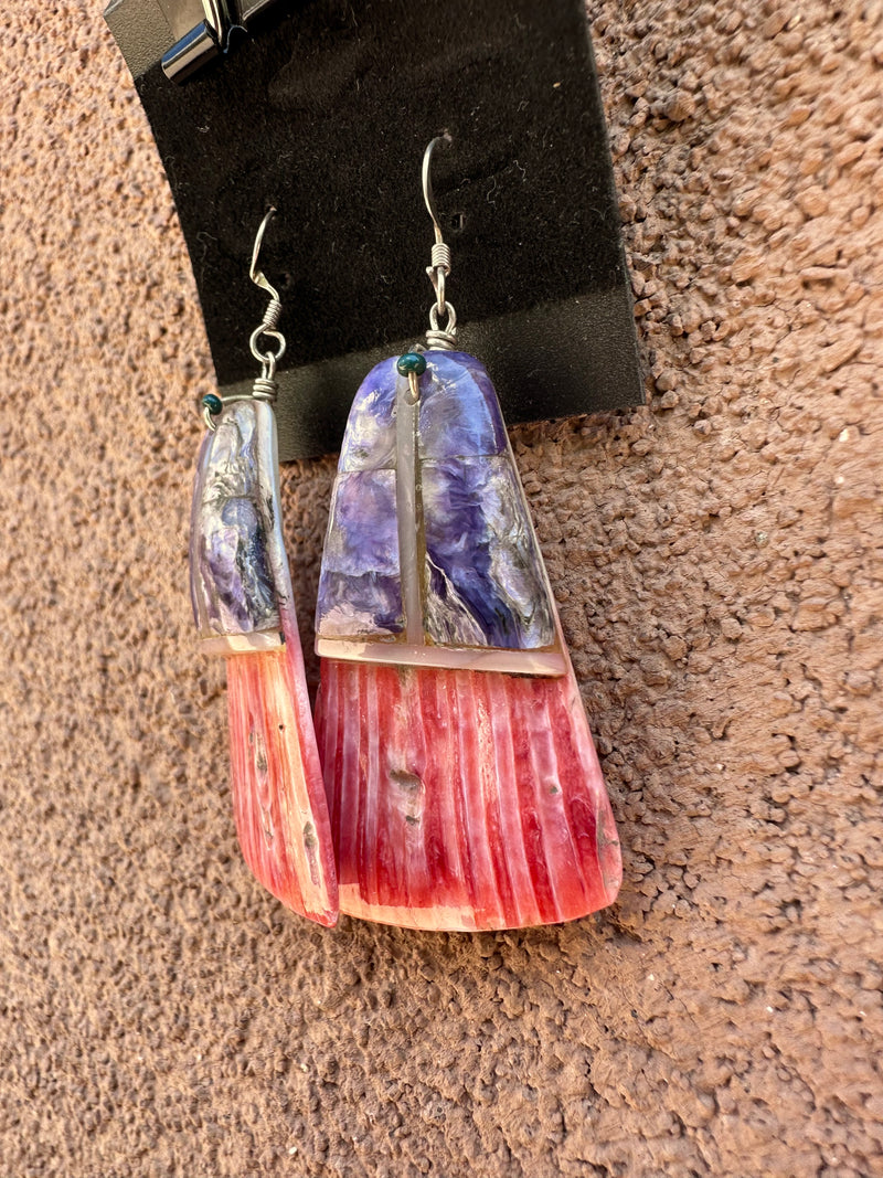 Spiny Oyster Earrings