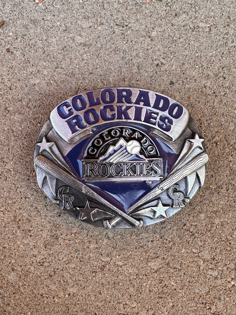 1991 Colorado Rockies Belt Buckle