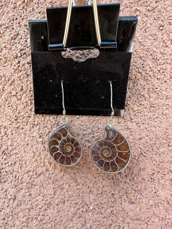 Authentic Ammonite Earrings