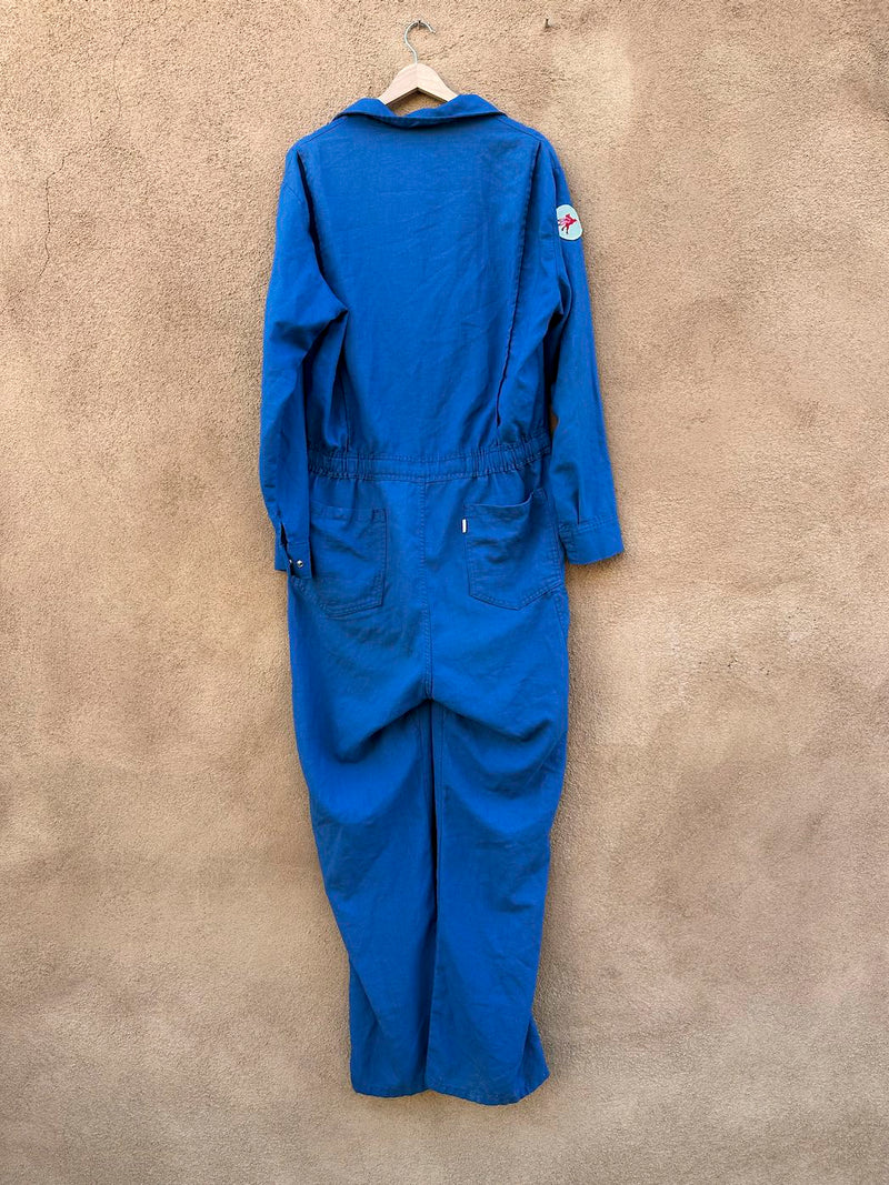 1960's Mobil Gas & Oil Blue Coveralls - M/L