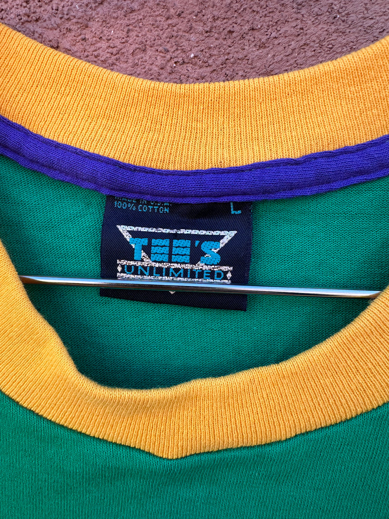 Mardi Gras 80's T-shirt - as is