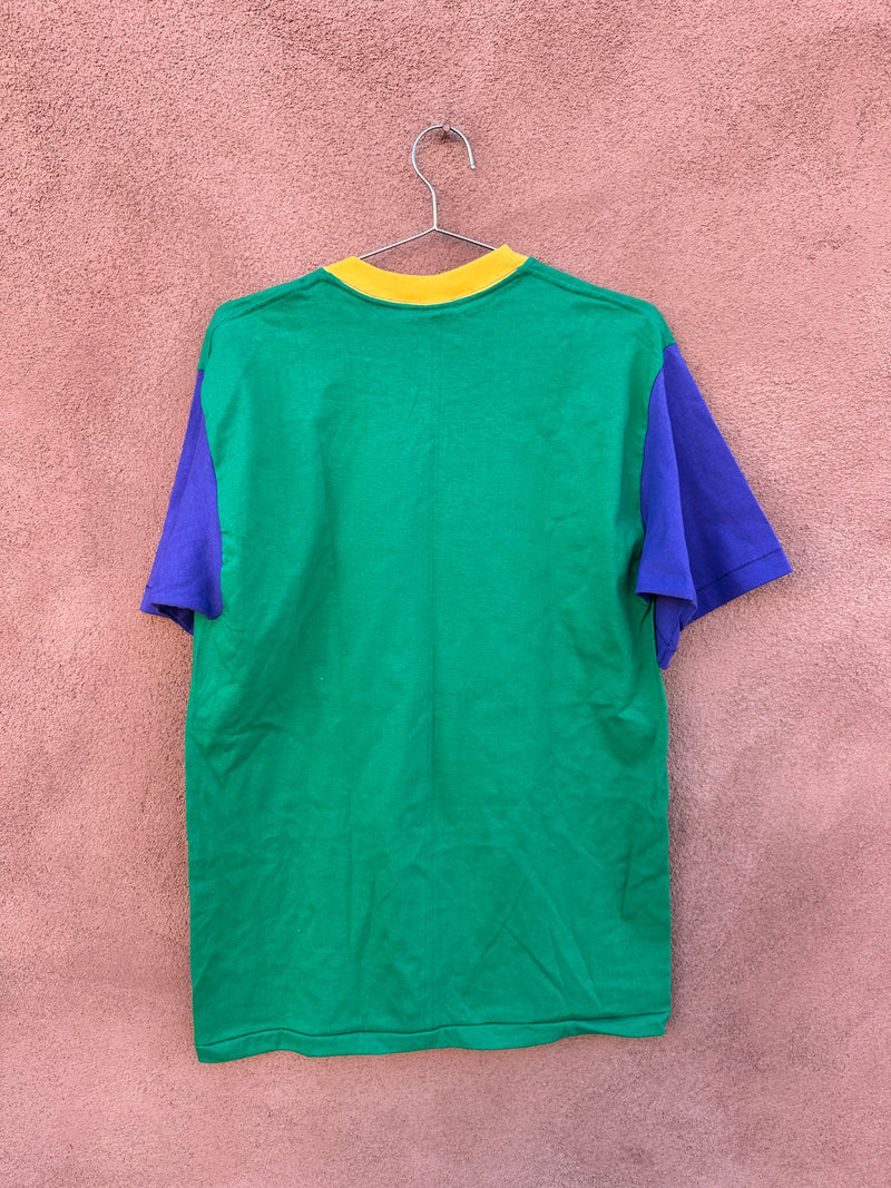 Mardi Gras 80's T-shirt - as is