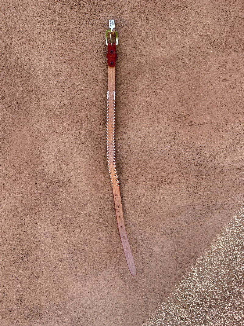 White Beaded Thunderbird Hat Band