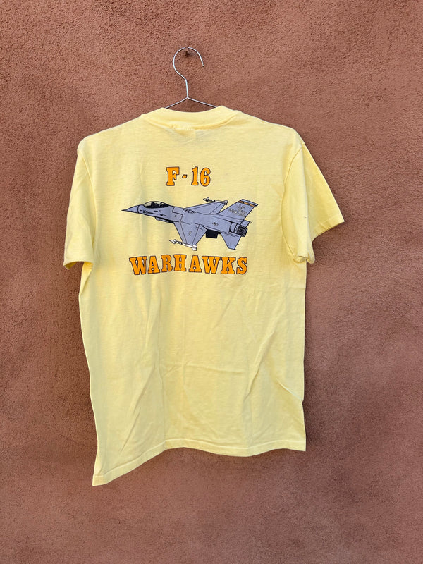 Yellow F-16 Warhawks T-shirt