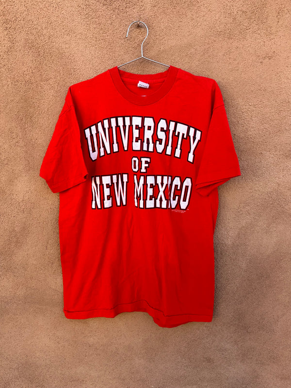 Red UNM T-shirt by Graphic Industries