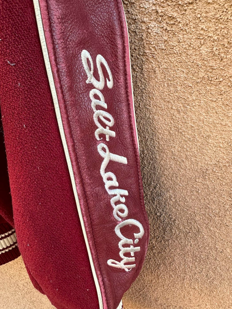 2002 Team Canada Roots Salt Lake City Olympics Letterman Jacket