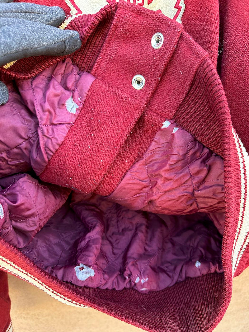 2002 Team Canada Roots Salt Lake City Olympics Letterman Jacket