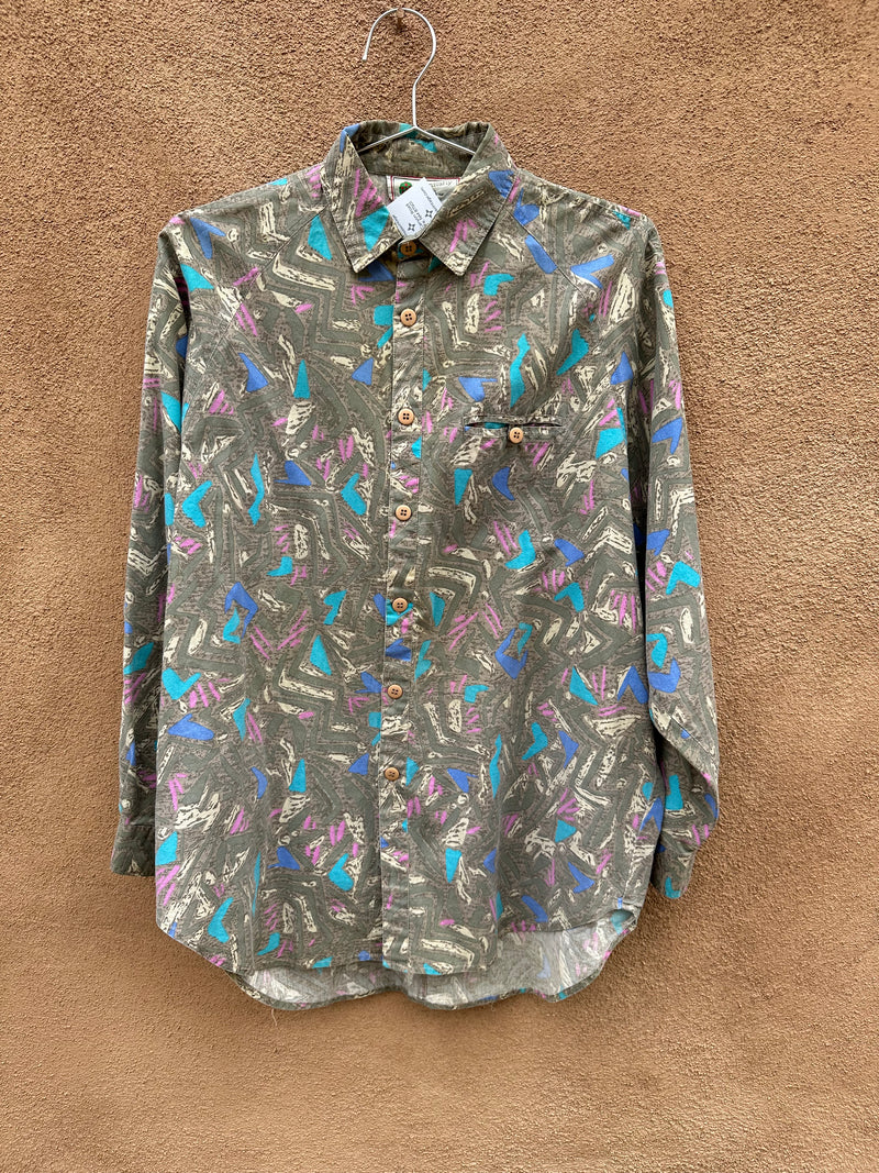 Organically Grown 90's Button Up Shirt