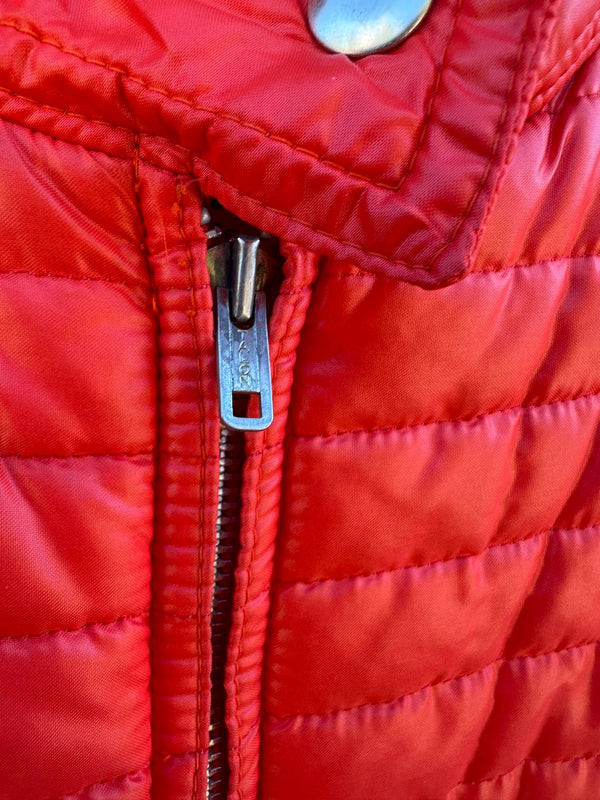 1950's Red Mod Great Sir Belted Ski Jacket