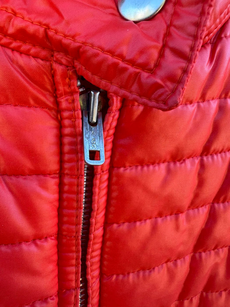 1950's Red Mod Great Sir Belted Ski Jacket