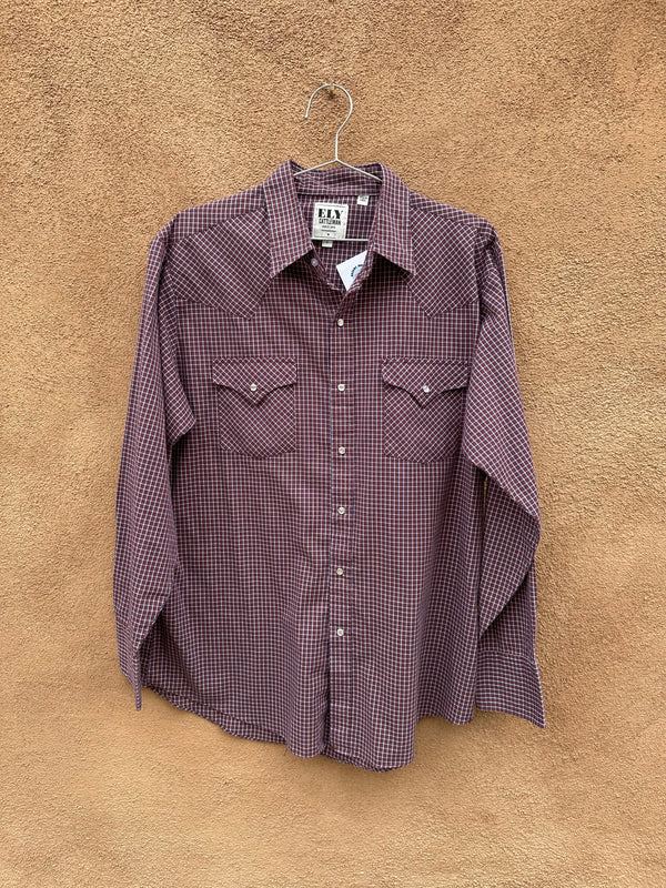 Ely Cattleman Plaid Pearl Snap Western Shirt