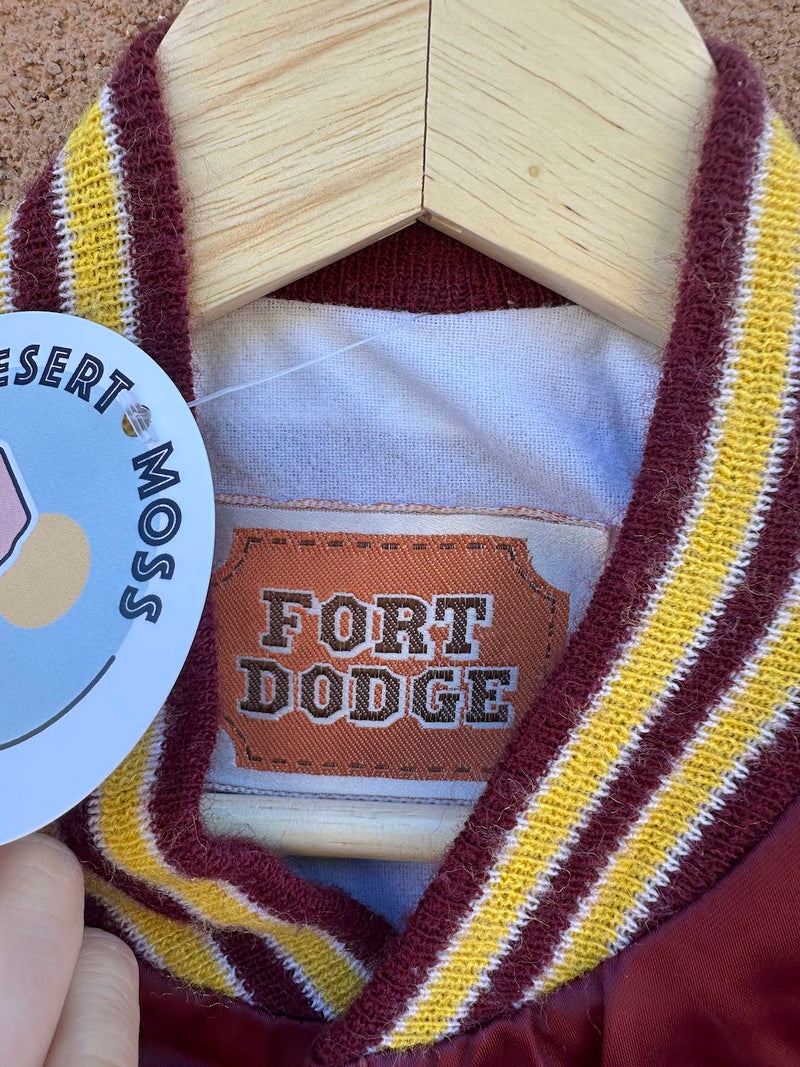 1960's Fort Dodge Arizona State University Satin Jacket s/m - as is