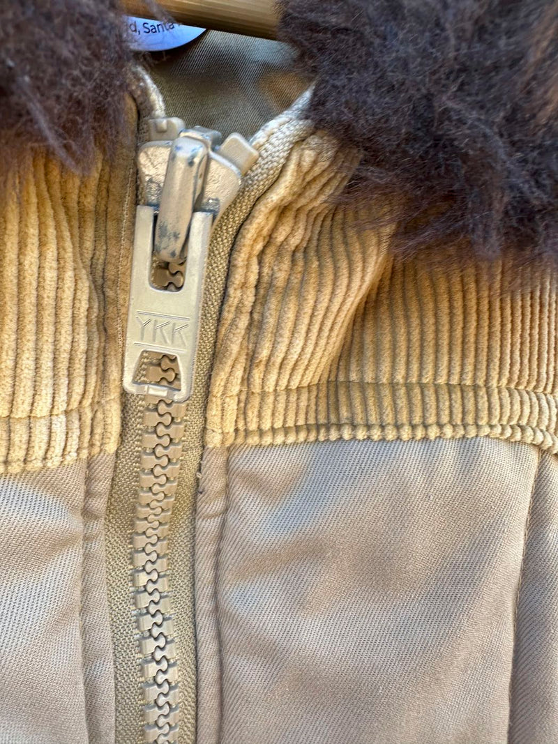 1970's Stetson Quilted Rancher Jacket with Faux Mouton Collar