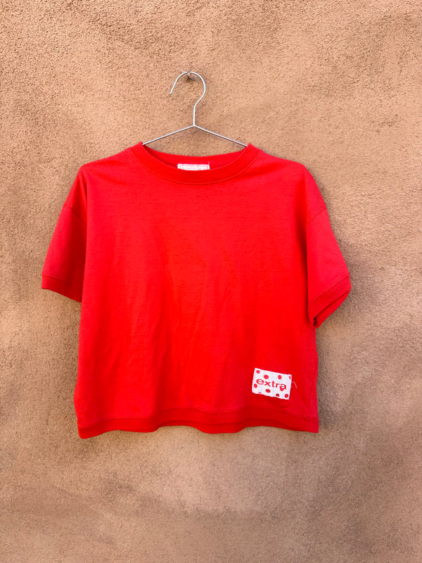 Cropped Red T-shirt by Extra