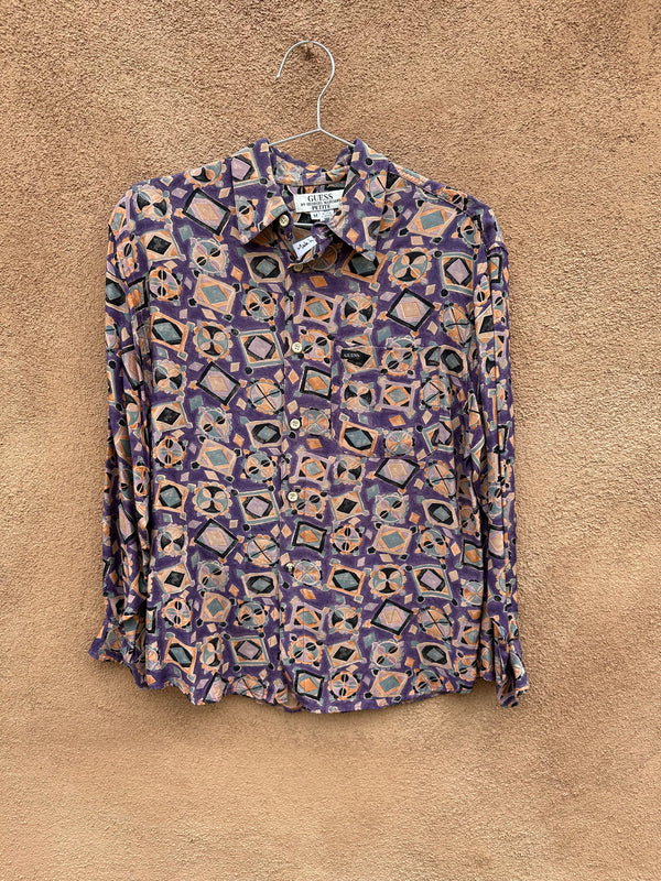 Guess by George Marciano Rayon Shirt - Medium