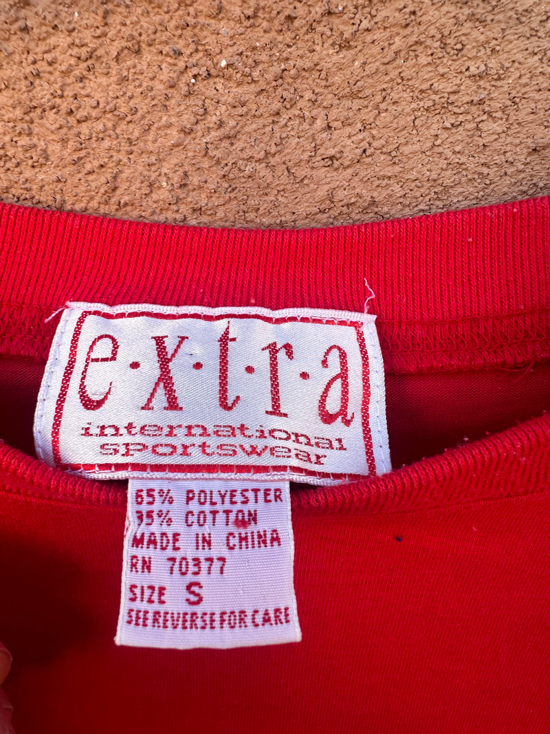 Cropped Red T-shirt by Extra